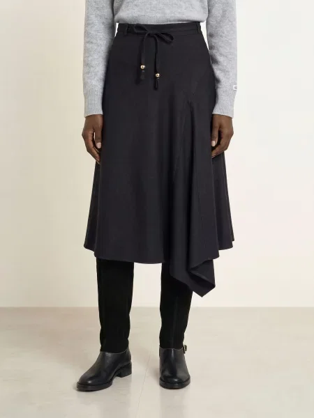 Claudie Pierlot Spódnica schwarz granatowa