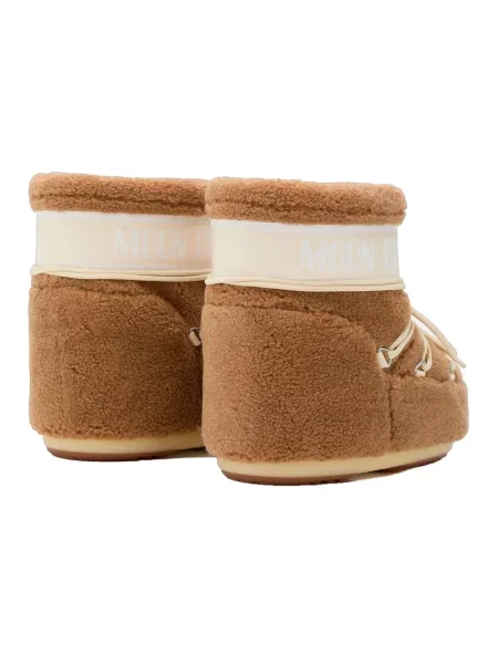 Śniegowce Moon Boot Icon Low Fleece camel brązowe