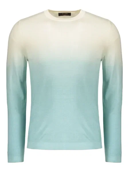 Pulover Moorer cu gradient albastru
