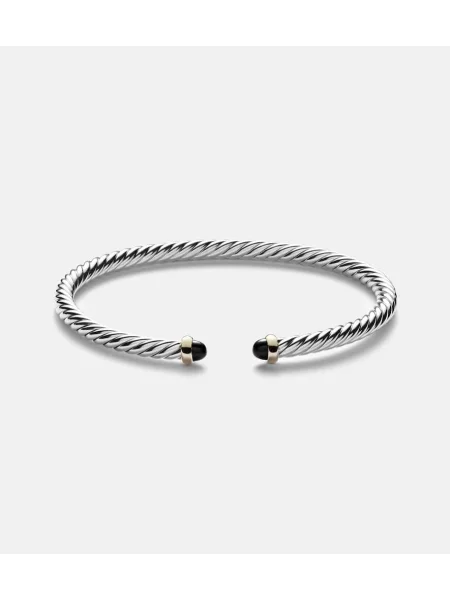 Argint veritabil brăţară David Yurman auriu