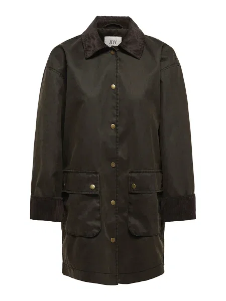 JDY Prehodna jakna JDYRUBY rjava / temno zelena