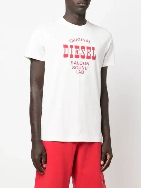 Μικρός μπλούζα Diesel με σχέδιο λευκό