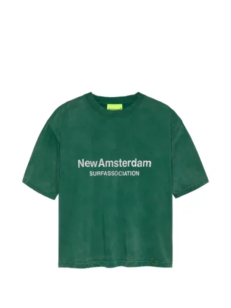 Tricou New Amsterdam zdrențuiți verde