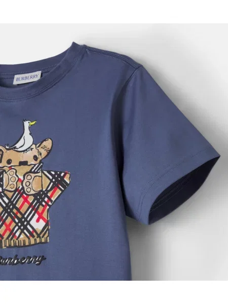 Gyerek póló Burberry kék
