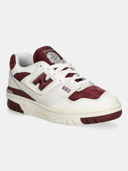Кожени маратонки New Balance бежово