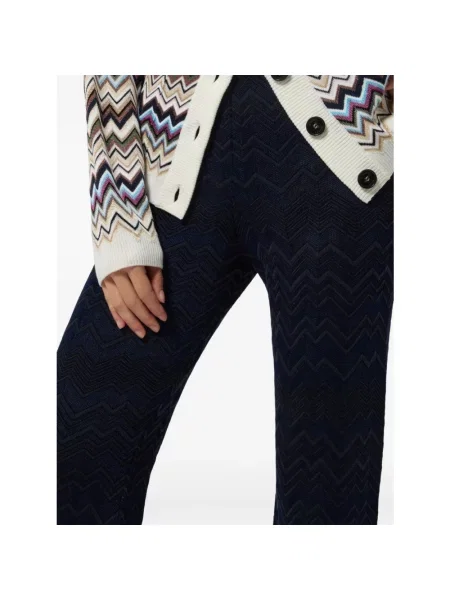 Spodnie Missoni niebieskie
