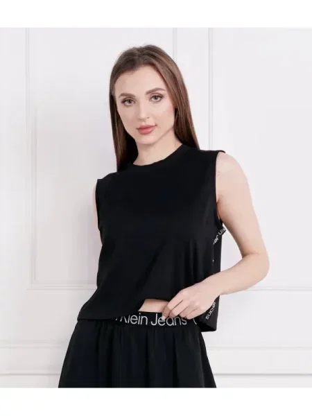 Calvin Klein Jeans Top MILANO fekete