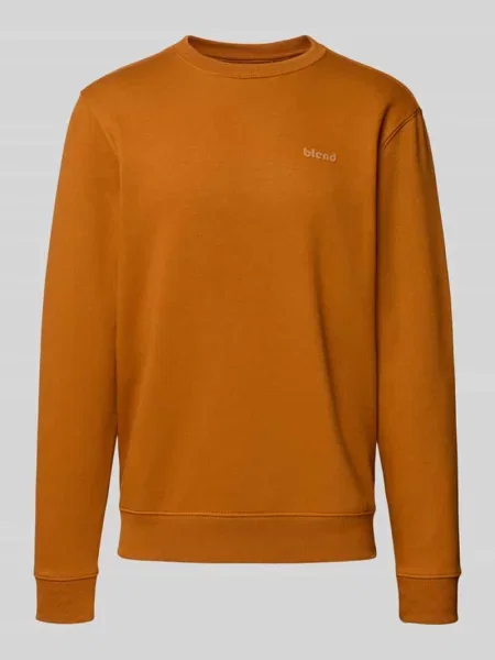 Bluza z okrągłym dekoltem i logo Blend