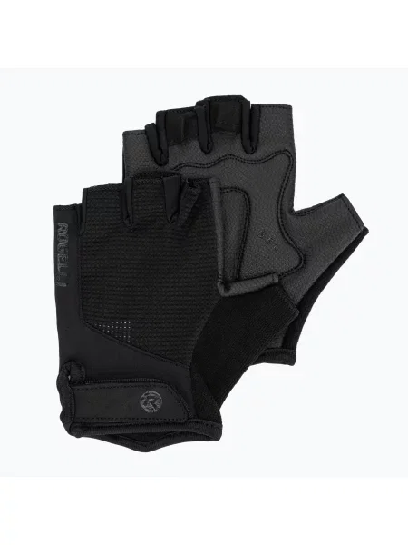 Cyklistické rukavice Rogelli Essential black černé