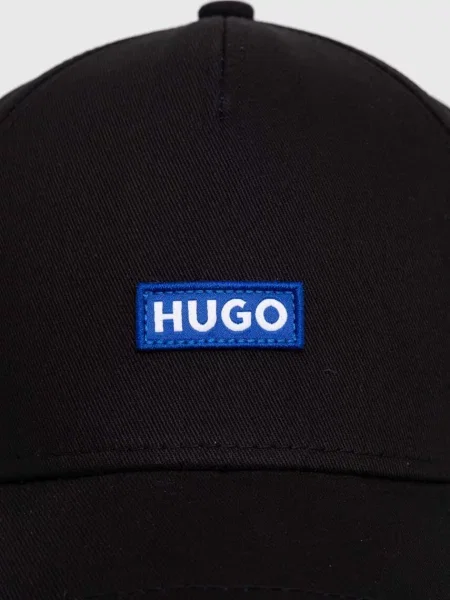 Бейсболка Hugo Blue з аплікацією чорний