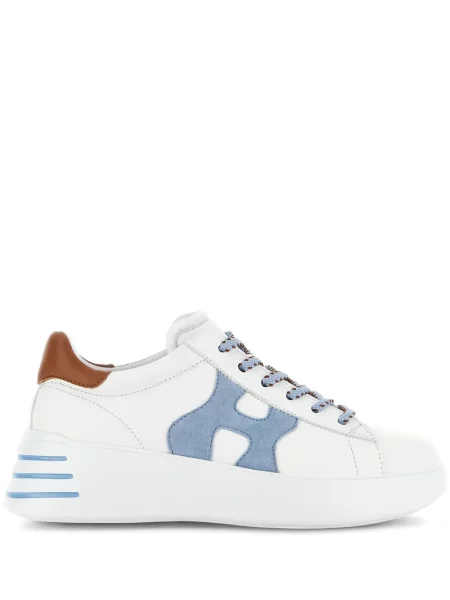 Sneakerși Hogan cu platformă alb