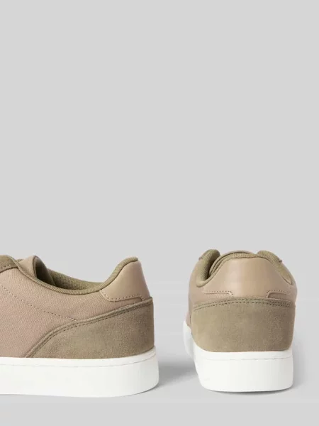 Sneakersy z detalami z logo model CLASSIC CUPSOLE' Calvin Klein Jeans brązowe