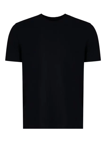 Tricou Slowear cu decolteu rotund scurt negru