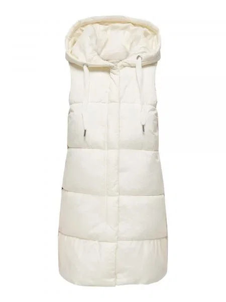 ONLY Vestă ONLAsta' alb
