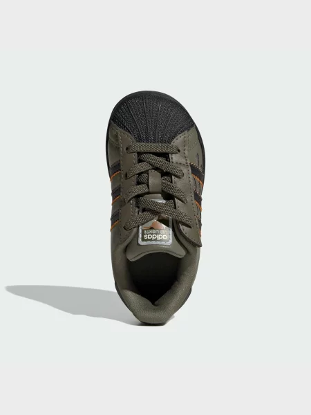 Детские кеды Adidas зеленые