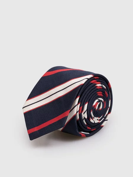 Галстук Thom Browne в полоску синий