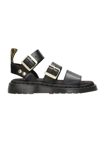 Dr. Martens Gryphon sandały rzymianki skórzane czarne