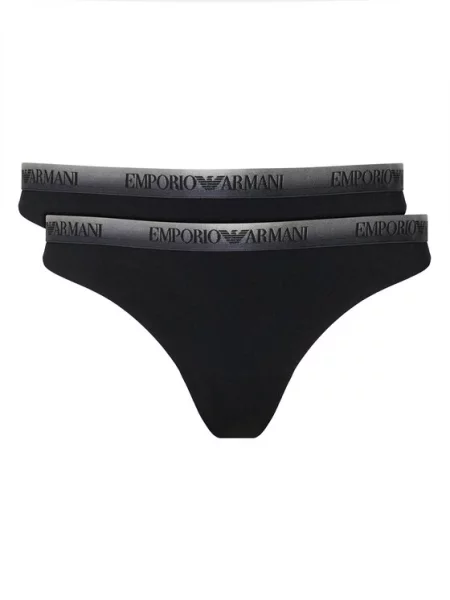Emporio Armani Underwear Комплект бразильських трусиків чорний