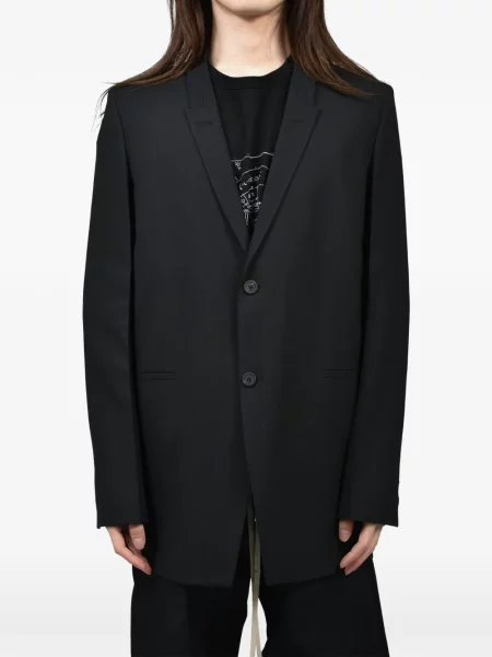Sacou Rick Owens de lână negru