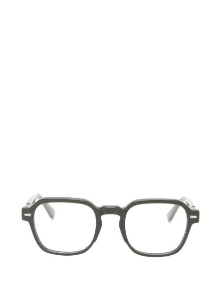 Ochelari de soare Kyme cu imprimeu geometric verde