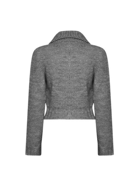 Kardigan Mm6 Maison Margiela wełniany szary