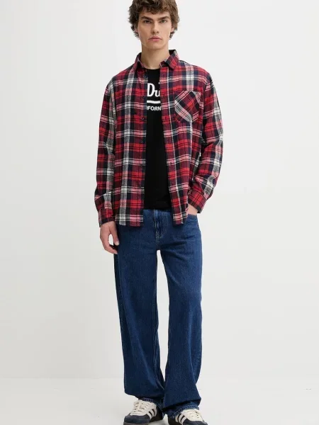 Сорочка Von Dutch regular класичний комір червоний