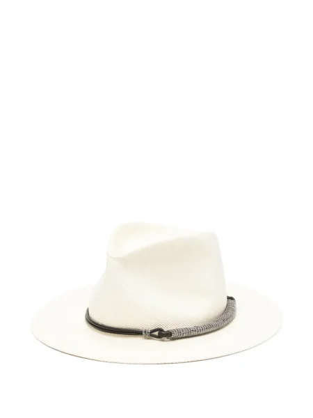 Kožni šešir Brunello Cucinelli