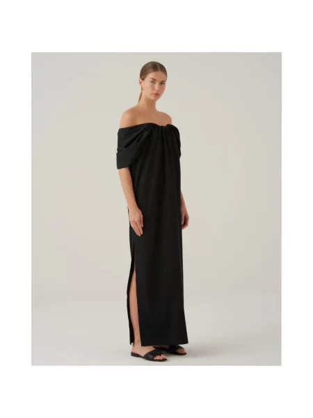 Sukienka maxi Lebrand czarna