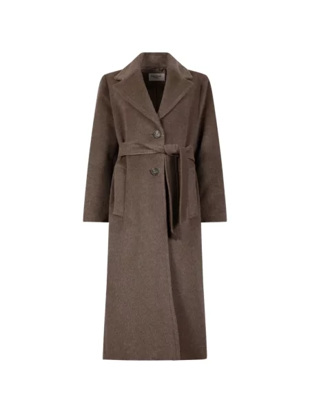 Cu centură palton Weekend Max Mara maro