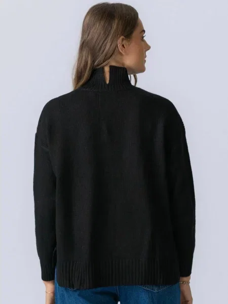 TEESHOPPEN Pulover Emma Knit negru