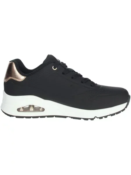 Členkové topánky Skechers čierna