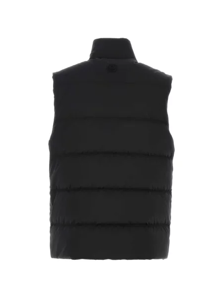Matlasat vestă din puf Moncler negru