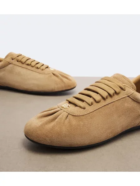 Szarvasbőr sneaker Dolce&gabbana bézs