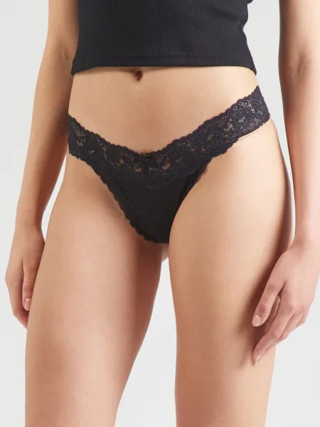 Hunkemöller Tanga Madison' negru