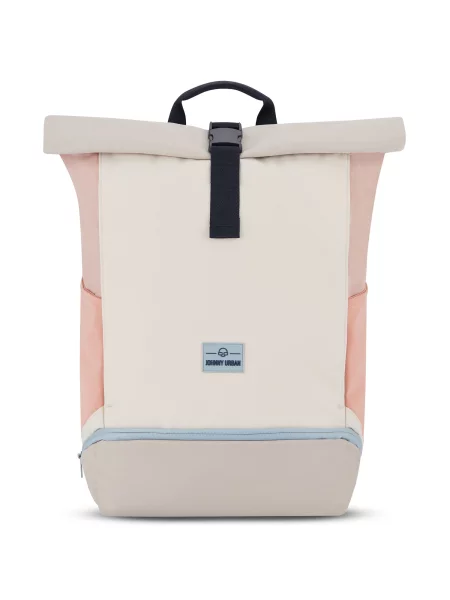Johnny Urban Rucsac Allen pielii / kitt / ecru / albastru deschis alb