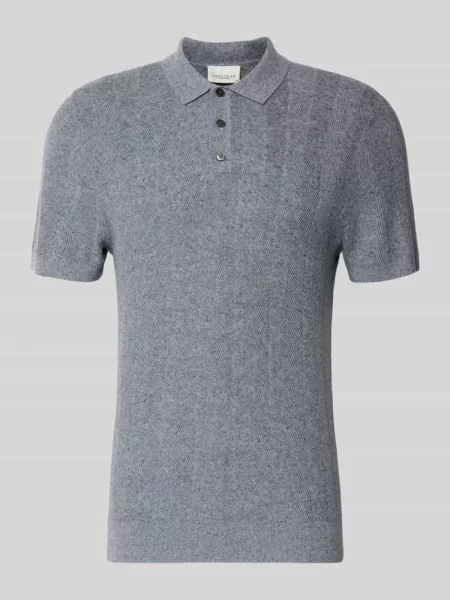 Koszulka polo o kroju slim fit z listwą guzikową Profuomo
