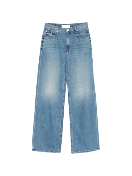 Szerokie jeansy Mother niebieskie