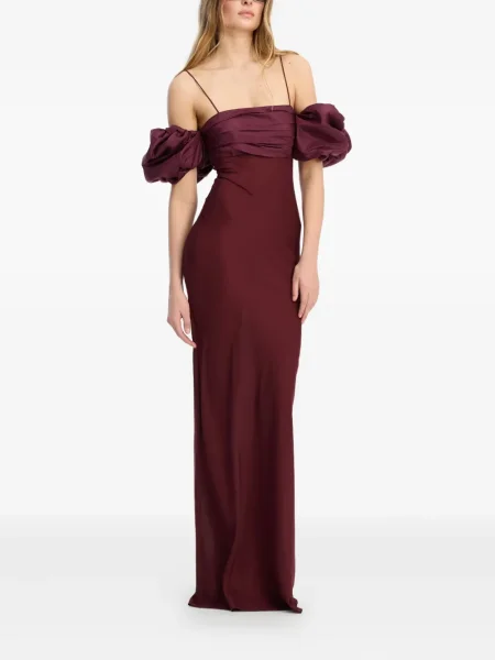 Rochie Rotate Birger Christensen din șifon de costum roșu