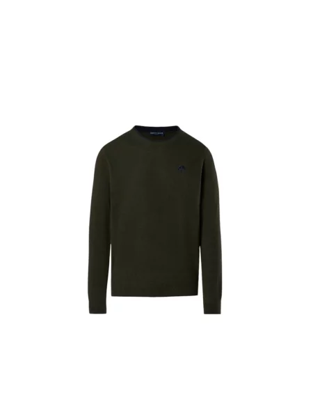 Sweter North Sails z okrągłym dekoltem zielony