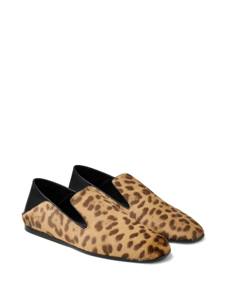 Balerini Jimmy Choo cu imagine cu model leopard
