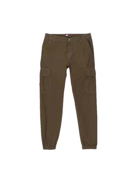 Spodnie cargo Tommy Hilfiger zielone