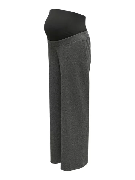 Only Maternity Pantaloni OLMBONELA amestecat gri