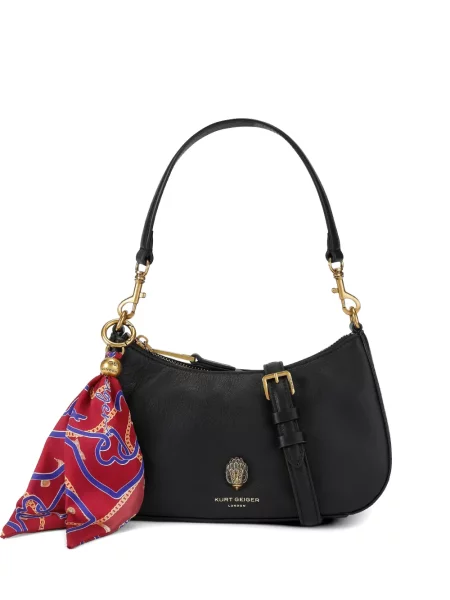 Geantă Kurt Geiger London din piele negru
