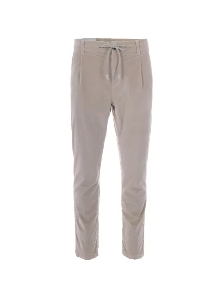 Pantaloni Eleventy de catifea cord cu cordon