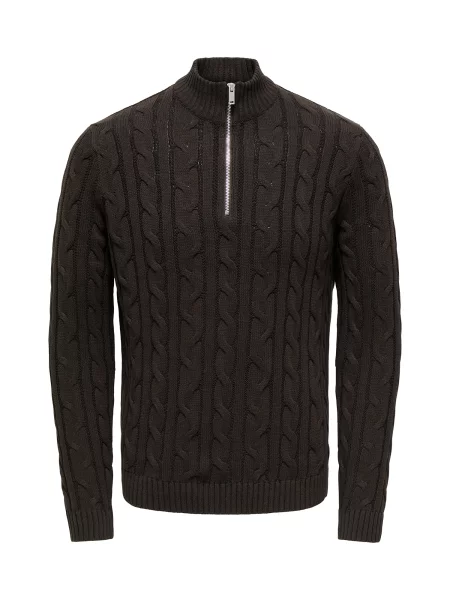 Only & Sons Pulover ONSKIM închis maro