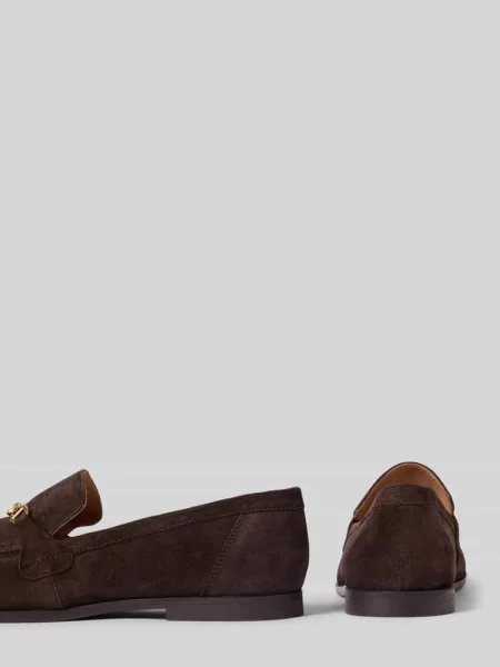 Loafersy Gant skórzane brązowe