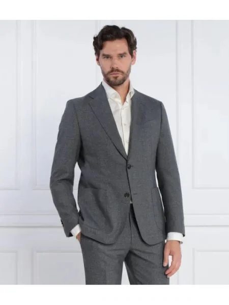 Windsor De lână sacou gri
