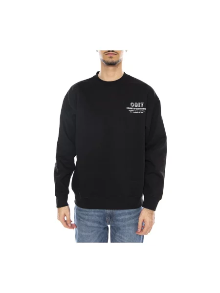 Bluza nierozpinana Obey czarna
