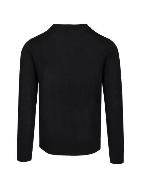 Pulover Paul Smith cu decolteu rotund albastru