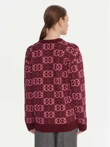PINKO Kardigán Half Breed Bordó